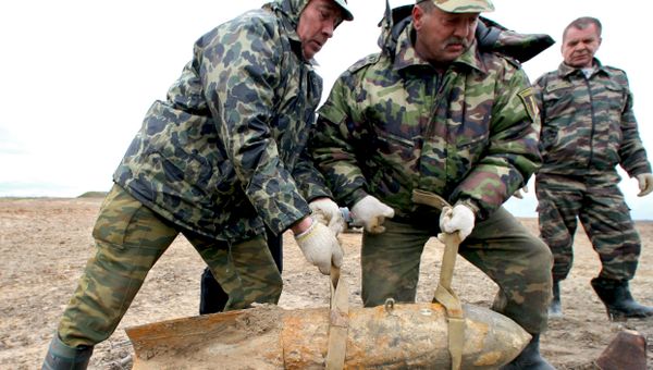 Утилизация снарядов времен Второй мировой войны в Калининградской области Утилизация снарядов времен Второй мировой войны в Калининградской области