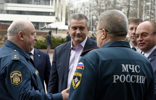 Выставка техники МЧС в Симферополе