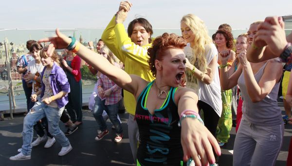 Zumba Fitness Party в одном из московских клубов