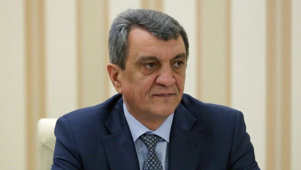 Губернатор Севастополя Сергей Меняйло на заседании Совета министров Крыма в Симферополе