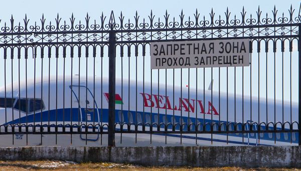 Самолет авиакомпании Белавиа