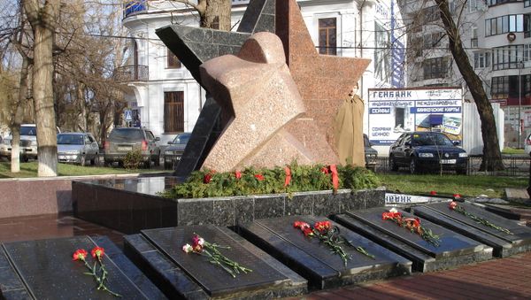 Сквер афганцев и памятник погибшим в Симферополе