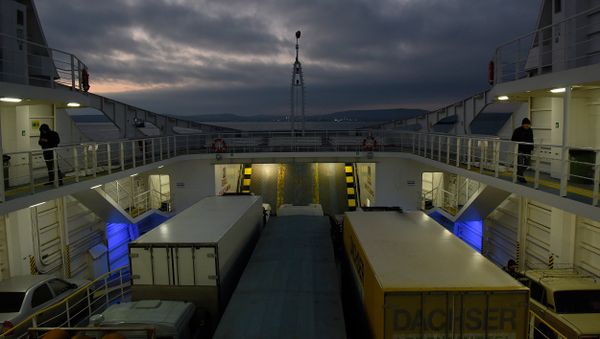 Работа Керченской паромной переправы Работа Керченской паромной переправы