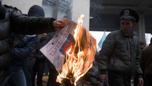 Митинги у здания Верховного совета Крыма Митинги у здания Верховного совета Крыма