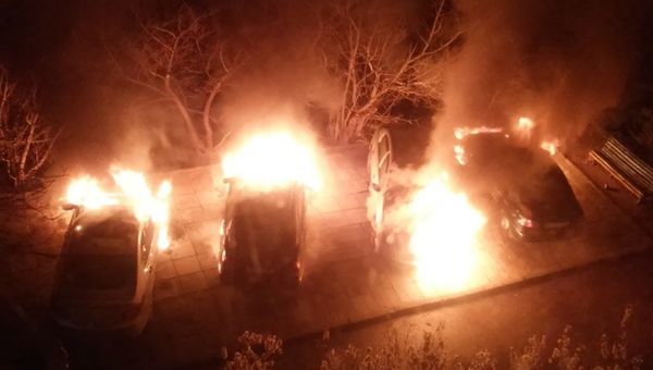Поджог авто в Симеизе