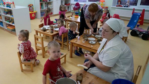 Работа детского сада