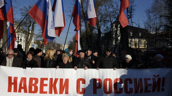 Мероприятия в Симферополе, посвященные 2-й годовщине референдума. Торжественное открытие бюста Потемкина