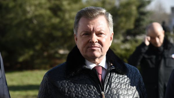 Полномочный представитель президента РФ в Крымском федеральном округе Олег Белавенцев на торжественных мероприятиях, посвященных второй годовщине референдума 21014 года в Крыму