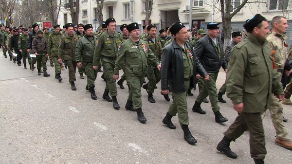 Празднование Дня воссоединения с Россией в Севастополе