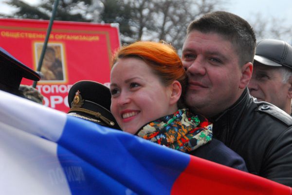 Празднование Дня воссоединения с Россией в Севастополе