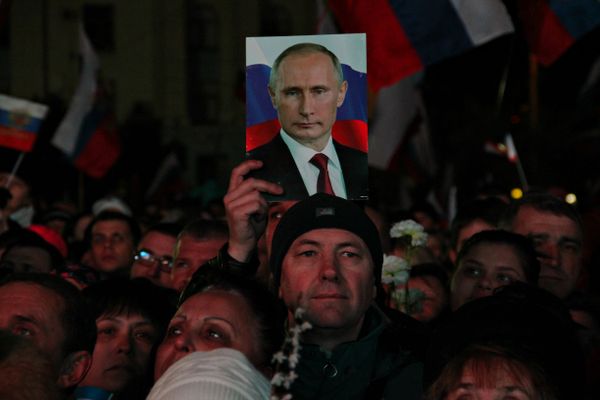 Праздничный концерт в Симферополе, посвященный второй годовщине воссоединения Крыма с Россией