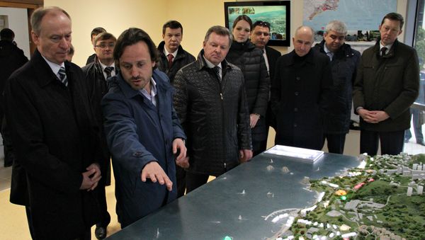 Секретарь Совбеза РФ Николай Патрушев и генеральный директор МДЦ Артек Алексей Каспржак