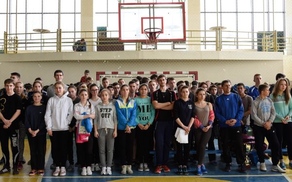 Крымские школьники сдают ГТО