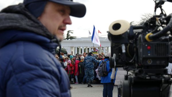 Съемки фильма о событиях Крымской весны в Севастополе