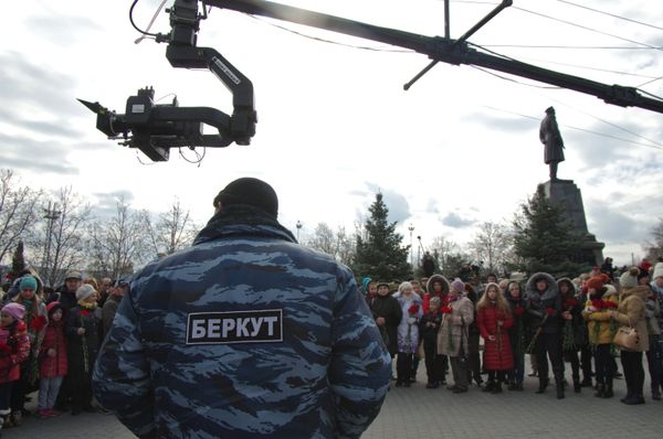 Съемки фильма о событиях Крымской весны в Севастополе