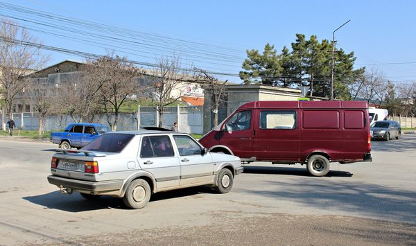 Перекресток улицы Глинки и Кубанской в Симферополе