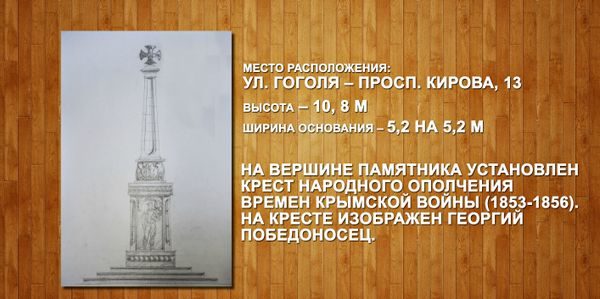 Эскиз памятника Народному ополчению всех времен
