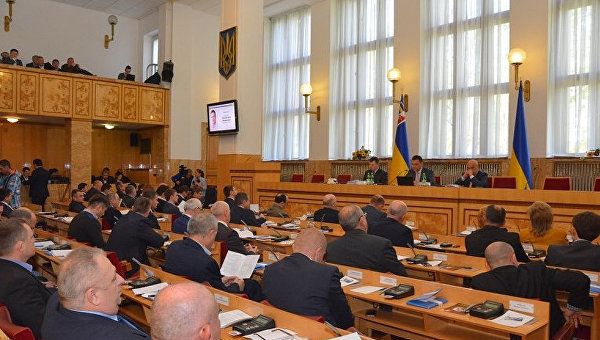 Заседание Областного совета Закарпатской области Заседание Областного совета Закарпатской области