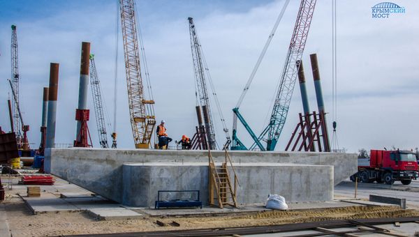 Строительство Керченского моста