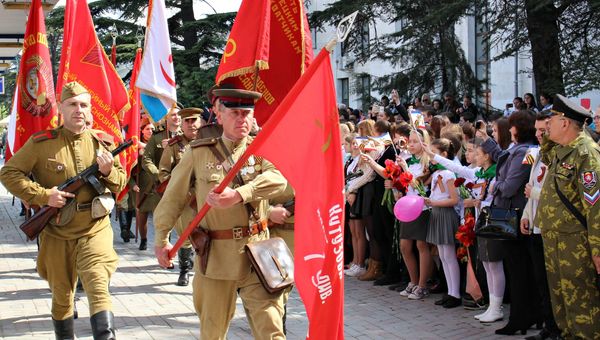 В Симферополь прибыл Поезд Победы