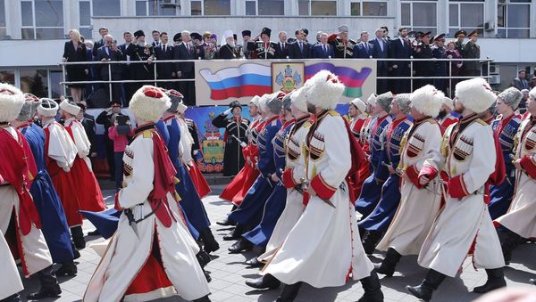 В Краснодаре прошли торжественные мероприятия. посвященные 25-й годовщине принятия закона РФ О реабилитации репрессированных народов
