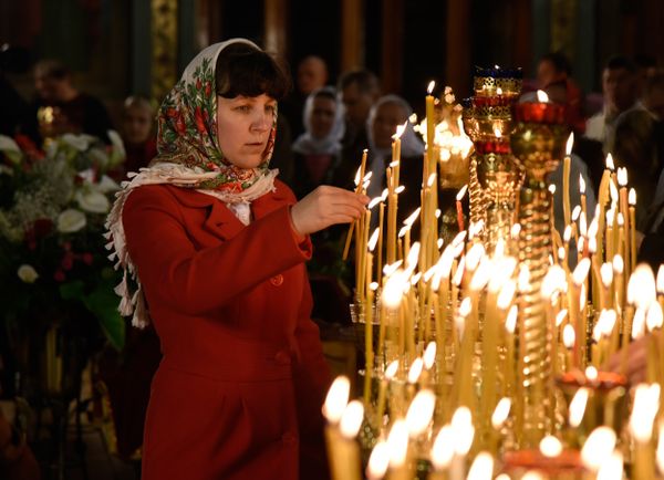 Пасхальное богослужение в Симферополе