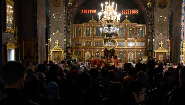 Пасхальное богослужение в Симферополе