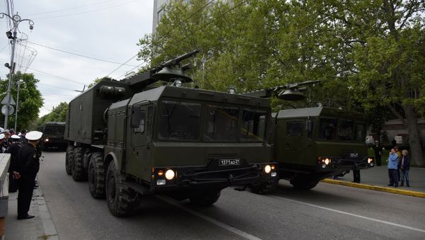 Репетиция военного парада в честь Дня Победы в Севастополе