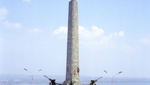 Обелиск Славы на горе Митридат в Керчи