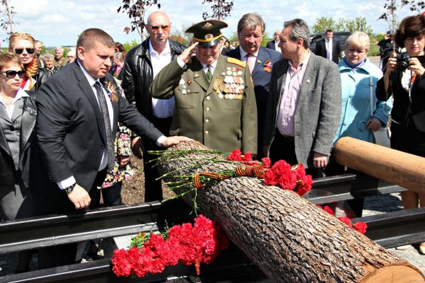 В Мирном открыли вторую очередь мемориала Красный