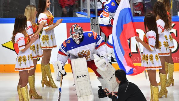 Хоккей. Чемпионат мира. Матч Казахстан - Россия