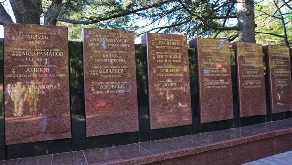 Аллея героев Советского Союза Великой Отечественной войны – уроженцев Крыма