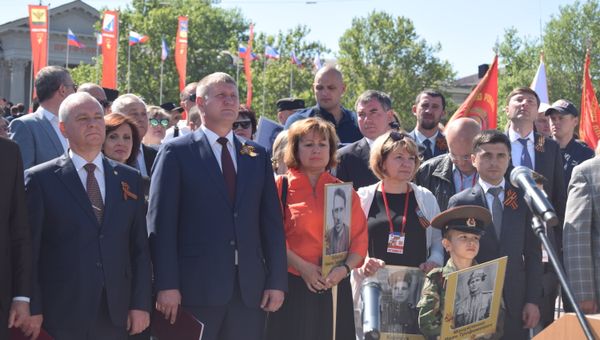Акция Бессмертный полк в Симферополе