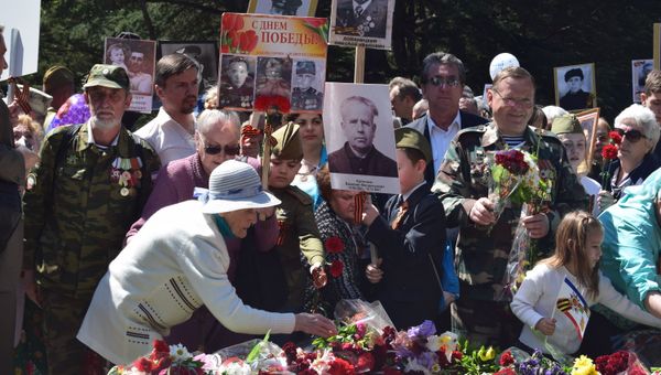 Акция Бессмертный полк в Симферополе