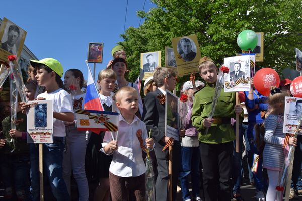 Акция Бессмертный полк в Симферополе