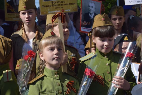 Акция Бессмертный полк в Симферополе