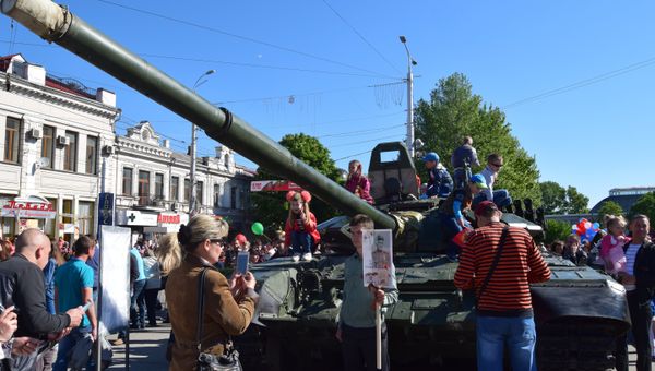 Празднование Дня Победы в Симферополе