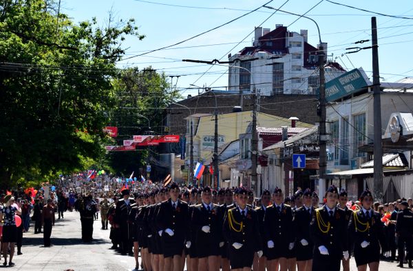 Празднование Дня Победы в Симферополе