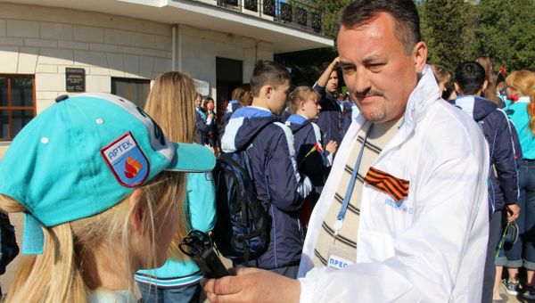 Артековцы на Сапун-горе почтили память погибших за Севастополь