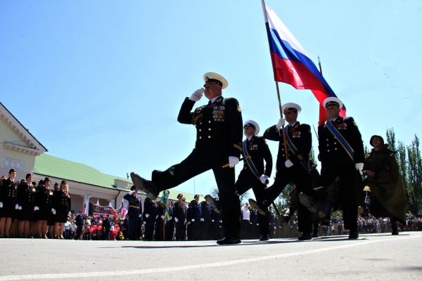 Празднование Дня Победы в Феодосии