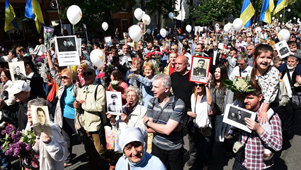 Акция Бессмертный полк в Киеве Акция Бессмертный полк в Киеве