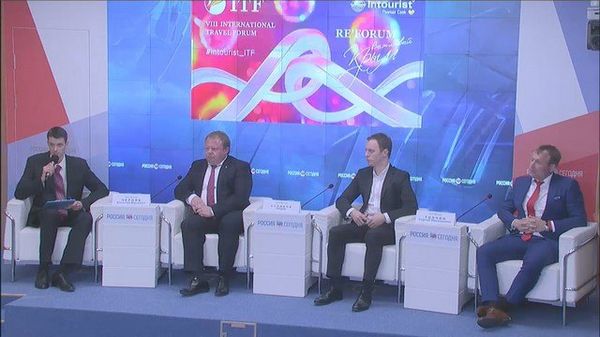 Пресс-конференция посвящена Международному туристскому форуму Вежливый Крым, который проходит на полуострове с 17 по 21 мая