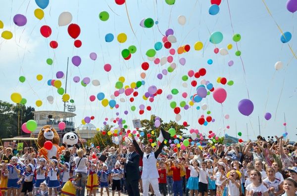 Парад дошколят в Ялте