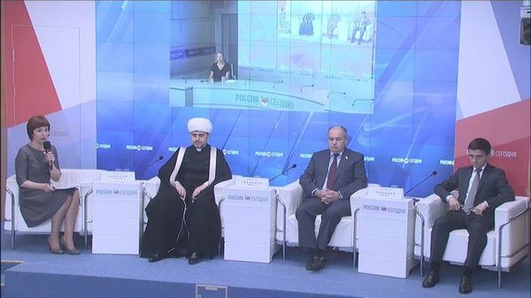 Пресс-конференция в формате видеомоста Симферополь – Москва на тему: Итоги всероссийского совещания по проблемам паломничества российских мусульман