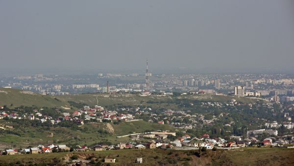 Крым с высоты птичьего полета. Симферополь