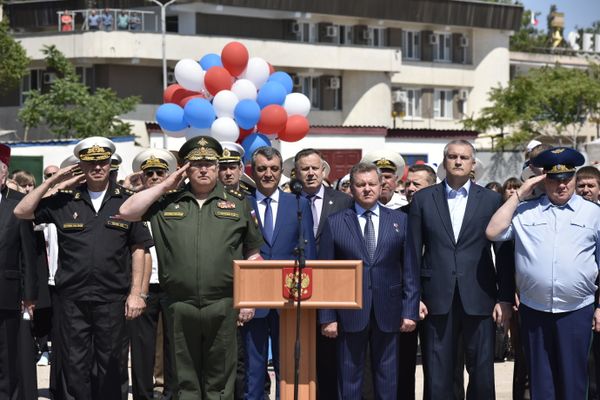 Новейший фрегат Адмирал Григорович прибыл на место своего постоянного базирования в Севастополь