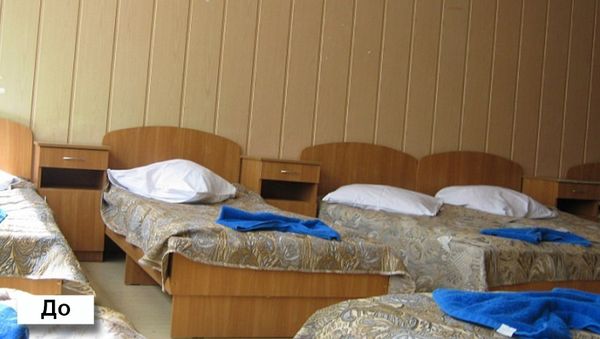 Спальня лагеря Озерный до реконструкции. Спальня лагеря Озерный до реконструкции.