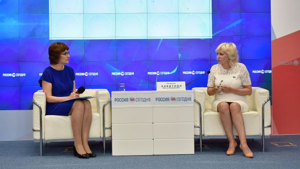 Пресс-конференция члена Комитета СФ Федерального Собрания РФ по обороне и безопасности Ольги Ковитиди