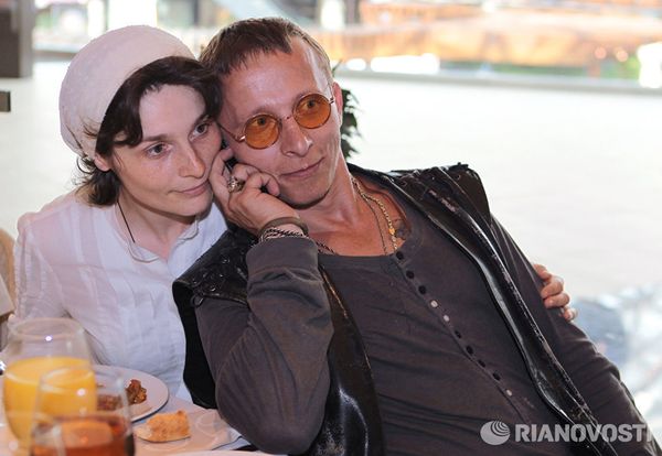 Актер Иван Охлобыстин и его супруга Оксана Арбузова