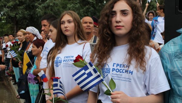 Открытие памятника Греческому легиону императора Николая I в Севастополе